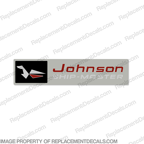 Johnson Ship-Master Vintage Control Decal 1962, engine, ship, master, ship master, shiftmaster, shift master, shift-master, 62, INCR10Aug2021