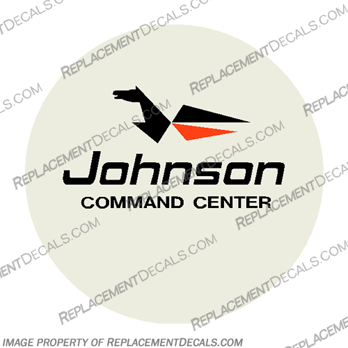 Johnson Throttle Decal for 1980s Command Center johnson, 1980s, 1980s, 80s, single, Command, Center, Command Center, control, decal, sticker, vintage