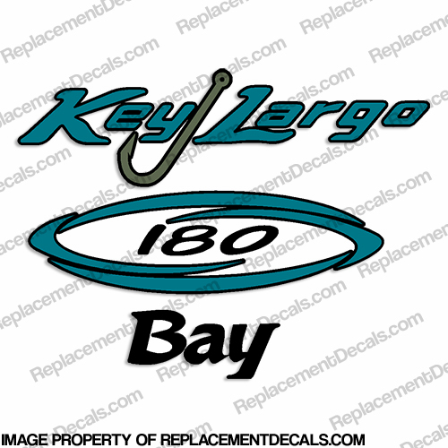 Key Largo 180 Bay Boat Decal INCR10Aug2021
