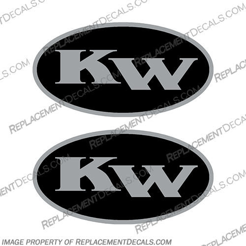 Key West Oval Boat Emblem Decal 2-Color (set of 2) key, west, oval, emblem, boat, logo, decal, sticker, outboard, 2, color, set, of, 