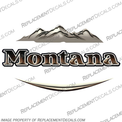 Keystone Montana Camper Front Cap Decal Set rv, decals, keystone, bullet, ultra, lite, 2016, camper, travel, trailer, stickers, graphics, front, cap, Montana, decal, set,