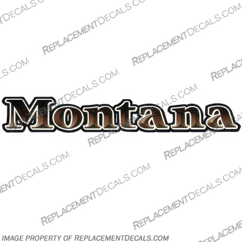 Keystone Montana Camper Front Cap Decal - Logo rv, decals, keystone, bullet, ultra, lite, 2016, camper, travel, trailer, stickers, graphics, front, cap, Montana, decal, Logo,