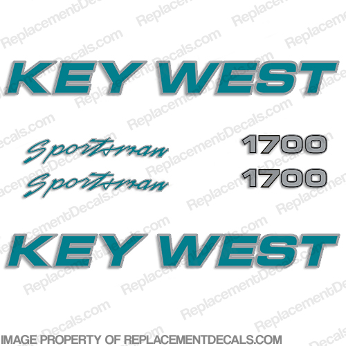 Key West Sportsman 1700 Boat Decals INCR10Aug2021