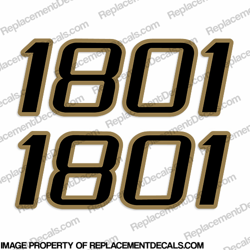Mako 1801 Boat Decals - 2 Color! INCR10Aug2021