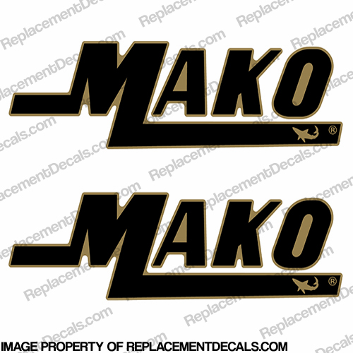Mako Boat Decals - 2 Color! INCR10Aug2021