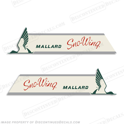 Mallard Sno-Wing Decals INCR10Aug2021