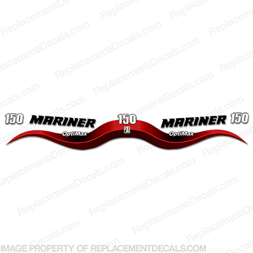 Mariner 150hp Optimax Decal Kit - Wrap Around 150, INCR10Aug2021