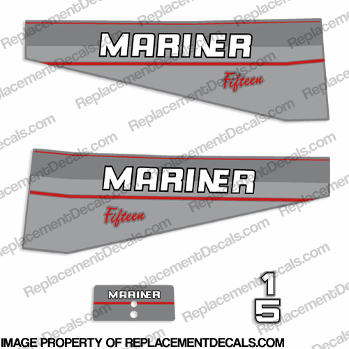 Mariner 15hp Decal Kit - 1997 INCR10Aug2021