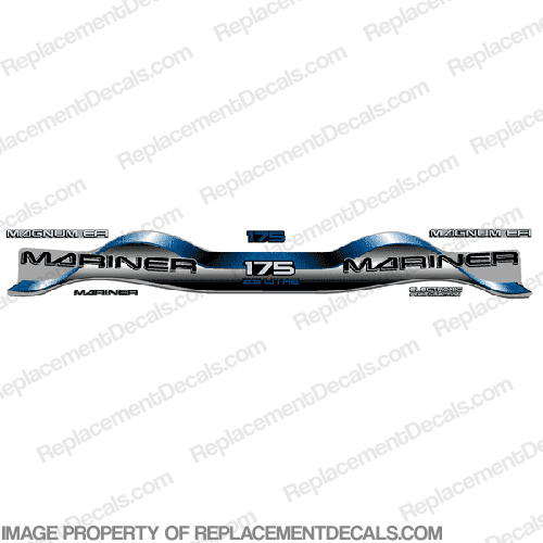 Mariner 175hp 2.5 Decal Kit - Blue INCR10Aug2021