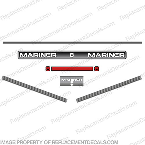Mariner 1994-1996 8hp Decal Kit INCR10Aug2021