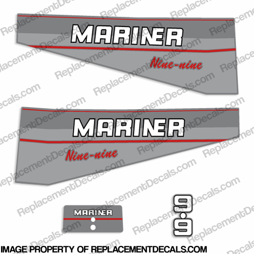 Mariner 9.9hp Decal Kit - 1997 INCR10Aug2021