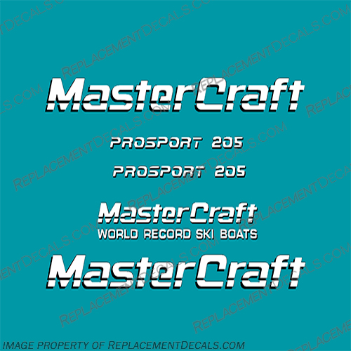 MasterCraft ProSport 205 Boat Decals Master, Craft, 1990s, 1980s, 1980s, 1990s, 90, 80, 90s, 80s, 90s, 80s, 190, pro, star, prostar, sport, boat, decals, mastercraft, prosport, 1991, 1992, 1993, 1994, 1995, 1996, 1997, prosport,pro, sport, 