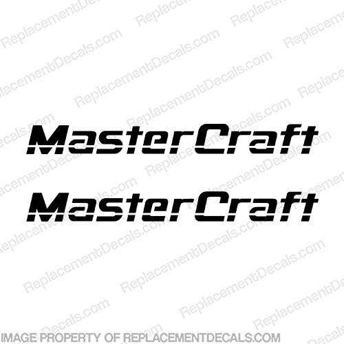 MasterCraft Boat Decals - Style 2 (Set of 2) Any color! Master, Craft, 1990s, 1980s, 1980s, 1990s, 90, 80, 90s, 80s, 90s, 80s,INCR10Aug2021