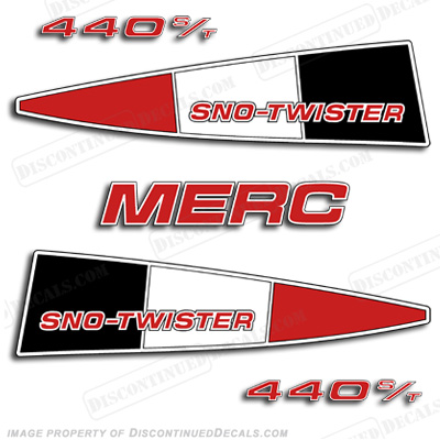 Mercury 440 Sno-Twister Decal Kit - Red INCR10Aug2021