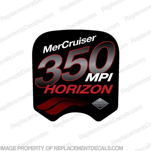 Mercruiser 350 MPi Horizon Decal INCR10Aug2021