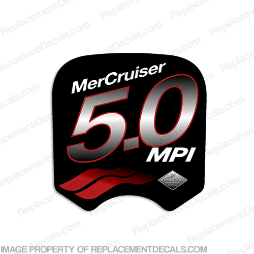 Mercruiser 5.0 MPi Decal INCR10Aug2021