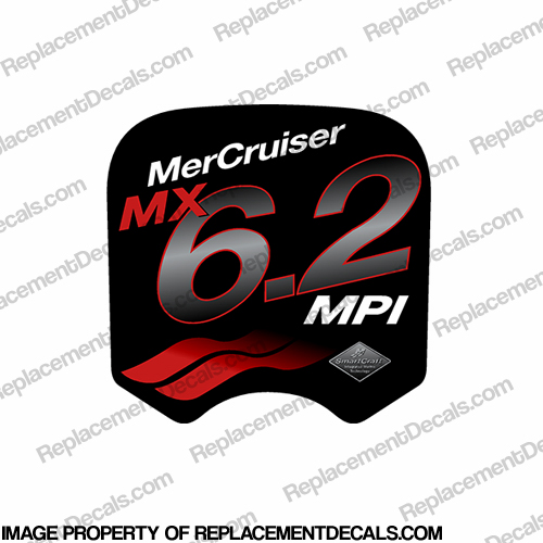 Mercruiser MX 6.2 MPi Decal INCR10Aug2021