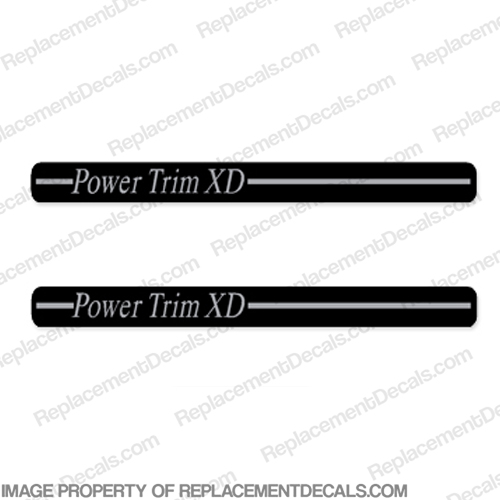 Mercruiser Power Trim XD Decals INCR10Aug2021