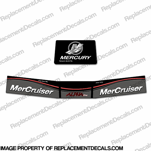 Mercruiser Alpha One Outdrive Decals INCR10Aug2021