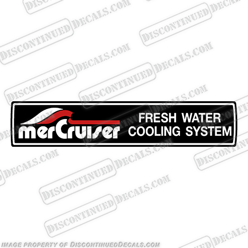 Mercruiser Fresh Water Cooling System Decal  mercruiser, mer, cruiser, fresh, freshwater, cooling, decal, 7.4, 7, 4,, 5.0l, 5l, 5, flame, arrestor, bravo, alpha, one, thunderbolt, ignition, power, steering mpi, engine, valve, 454, flame, arrestor, mercury, decal, sticker, lx, v8, INCR10Aug2021
