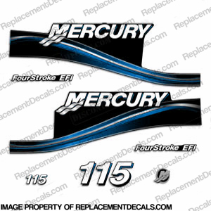 Mercury 115hp "Fourstroke EFI" Decals - 2005 (Blue) fourstroke-efi, fourstroke efi, four stroke efi, 4stroke efi, 4 stroke efi, 4-stroke efi, 4-stroke-efi, 4stroke-efi, four-stroke efi, 115 hp, 115, four, stroke, four stroke, four-stroke, 4 stroke, 4stroke, fourstroke, 115-hp, mercury, horsepower, horse power, horse-power, efi, INCR10Aug2021