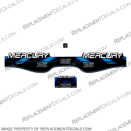 Mercury 135hp Blue Decal Kit 1994 - 1999 merc, mercury, blue, water, 135, 3l, 3.0l, 3.0, liter, 2.5, 2l, outboard, engine, motor, decal, sticker, kit, set, decals, mercury, 150, 150 hp, horsepower, 150hp, 1998, 1999, 2000, 2001, 2002, 2003, 2004, 2005, 2006, 2007, 2008, 2009, 2010, electronic, fuel, injection, blue