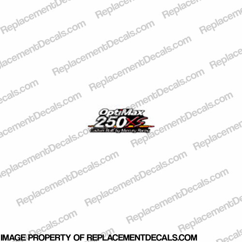 250xs Custom Built by Mercury Racing Decal INCR10Aug2021