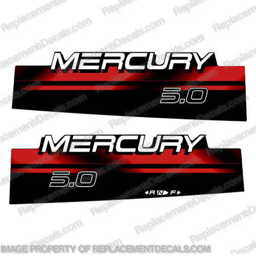 Mercury 135 Four 4 Stroke Decal Kit Outboard Engine Graphic Motor Merc GREEN 
