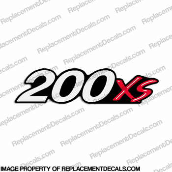 Mercury Single "200XS" Decal INCR10Aug2021