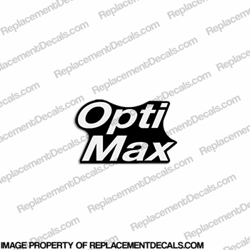 Mercury Single "Optimax" Decal - 2 Part INCR10Aug2021