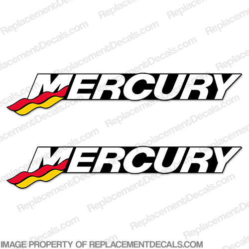 Racing Style "MERCURY" Decal (Set of 2) INCR10Aug2021