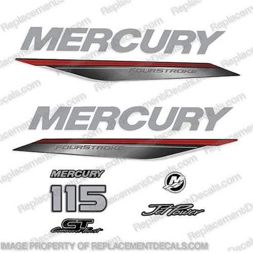 Mercury 115 Fourstroke Jet Power CT command New 2018 2019 2020 2021 2022 2023 mercury, decals, 115, hp, proxs, 2019, 2018, outboard, motor, sticker, mercury, decals, 115hp, fourstroke, jet, outboard, stickers, 2020, 2021, 2022, 2023, four, stroke, command, thrust