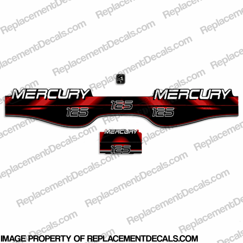 Mercury 125hp Decal Kit 1994 - 1999 INCR10Aug2021