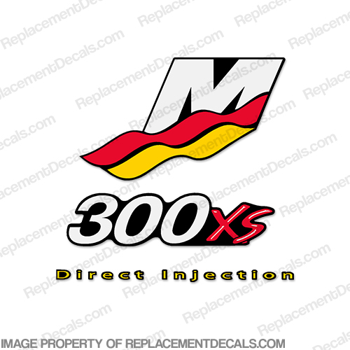 Mercury 300xs Rear Decal Kit 300, 300-xs, 300 xs, xs, INCR10Aug2021