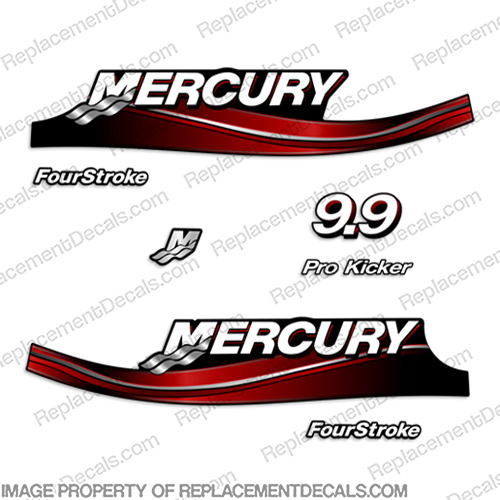 1999-2010 Mercury 75 hp decal set 808549A00