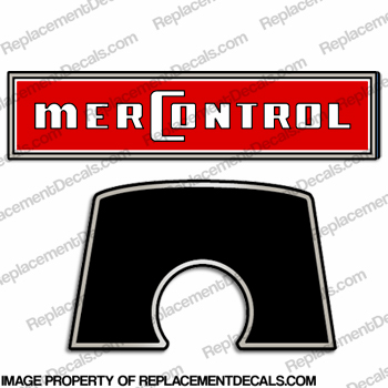Mercury Single Lever Control Box Decals - Type E INCR10Aug2021