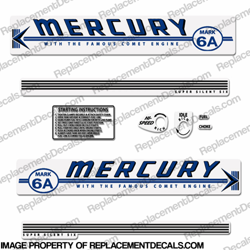 Mercury 1959 Mark 6A Blue Decals INCR10Aug2021