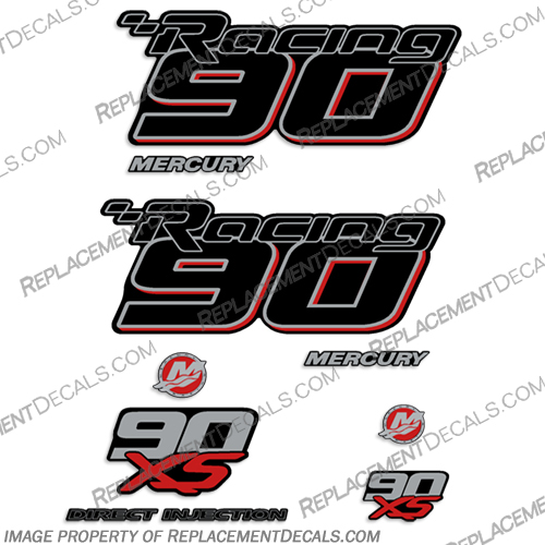 Mercury Racing Optimax 90 XS DFI DECAL SET 90hp, 90xs, 90, xs, 90 hp, hp, 90 xs, 2017 Mercury Racing 150 hp Optimax 200XS decal set replica (All domed decals and emblem as flat vinyl decals Non OEM)  Referenced Part number: 8M0121263  Made as decal Upgrade for 2006-2017 Outboard motor covers. RACE OUTBOARD HIGH PERFORMANCE 3.2L 300XS OPTIMAX 1.62:1 300 XS L SM PN: 881288T64 ,898103T93, 8M0121265. , INCR10Aug2021