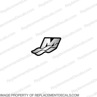 Mercury "M" Logo Decal 2.75" - Chrome INCR10Aug2021