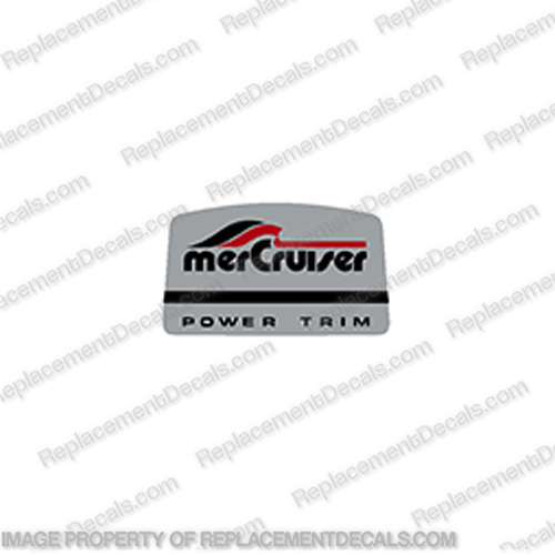 Mercruiser Power Trim Outdrive Transom Power trim Assembly Decal mercury, mercruiser, power, trim, decal, sticker, for, inboard, outdrive, transom, assembly