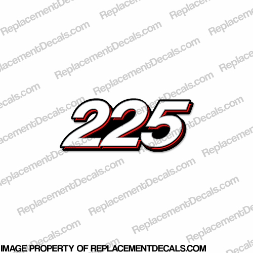 Mercury 225 Decal - XS Style INCR10Aug2021