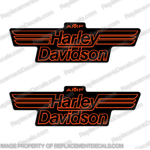 Harley-Davidson AMF FXE Low Rider Decals (Set of 2) - 1981 Harley, Davidson, harley davidson, soft, tail, 1981, 81, 81, fxe, amf, lowrider, dyna, fxdl, harleydavidson, INCR10Aug2021
