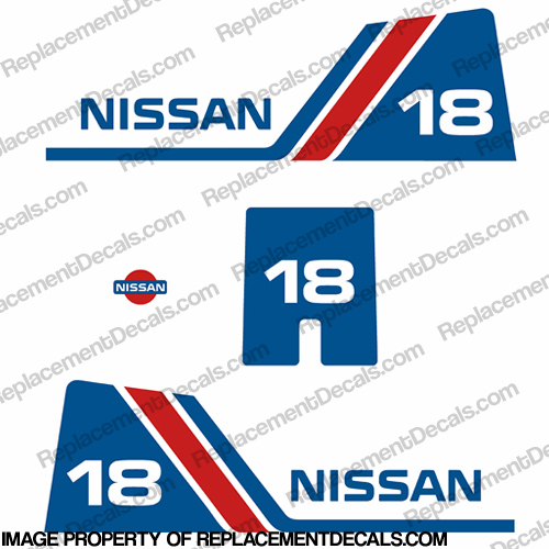 Nissan 18hp Decal Kit - 1984 - 1995 INCR10Aug2021