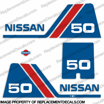 Nissan 50hp Decal Kit - 1984 - 1995 INCR10Aug2021