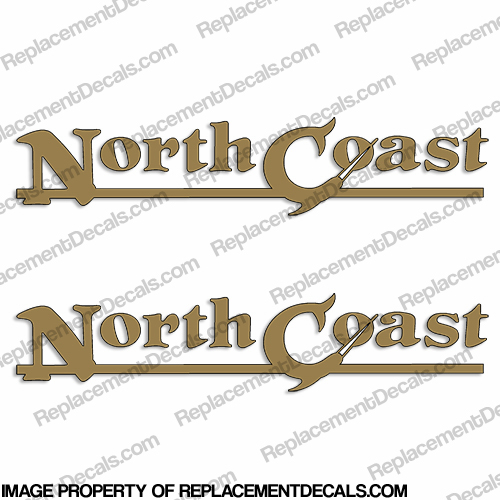NorthCoast Boat Logo Decals (Set of 2) north, coast, INCR10Aug2021