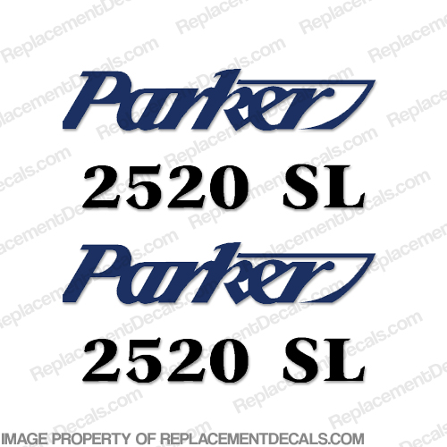Parker 2520 SL Logo Decal (Set of 2) INCR10Aug2021