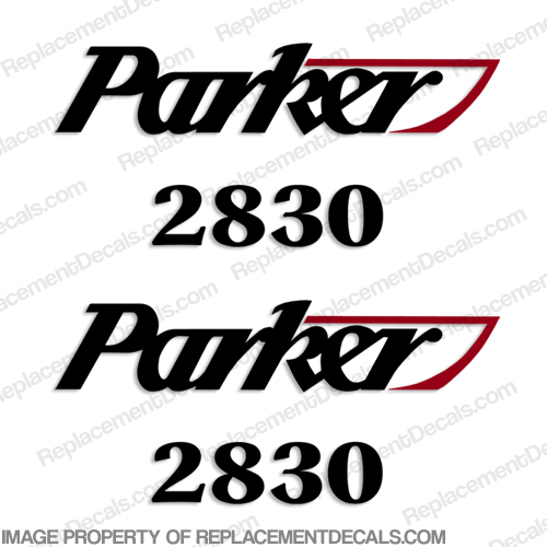 Parker 2830 Logo Decal (Set of 2) parker2830, parker-2830, INCR10Aug2021
