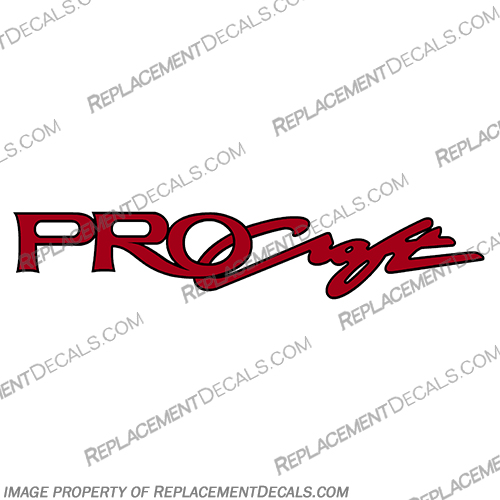 PRO CRAFT 170 COMBO SILVER NEW STYLE DECALS STICKERS Set of 2