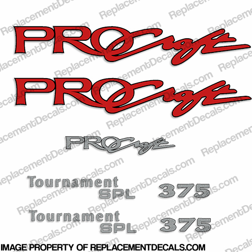 ProCraft Tournament SPL 375 Decal Package procraft, pro-craft, INCR10Aug2021