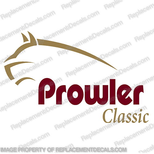 Prowler Classic RV Decal prowler, classic, rv, decal, front, end, cap, sticker, kit, set, of, decals